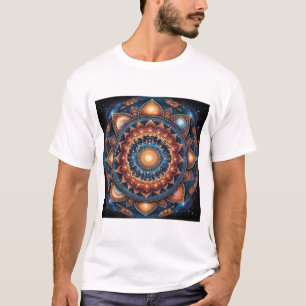 Cosmic Galaxy Mandala T-Shirt