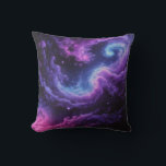 Cosmic Galaxy Nebula Abstract Space Art Design Throw Pillow<br><div class="desc">A mesmerizing abstract galaxy design featuring swirling nebula clouds and deep cosmic colours.
Perfect for space lovers,  sci-fi fans,  and modern aesthetic decor across apparel,  accessories,  and home products.</div>