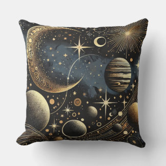 Cosmic Galaxy Pillow – Celestial Elegance for Your