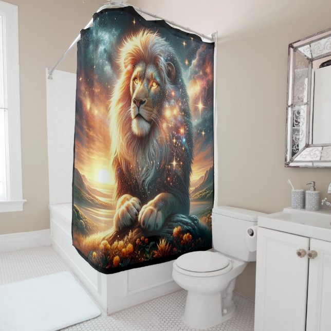 Cosmic Galaxy Space Lion Leo Strength Astrology  (In Situ)