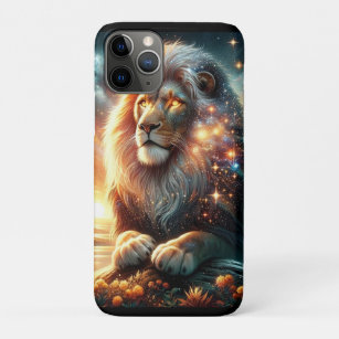 Cosmic Galaxy Space Lion Leo Strength Astrology  Case-Mate iPhone Case