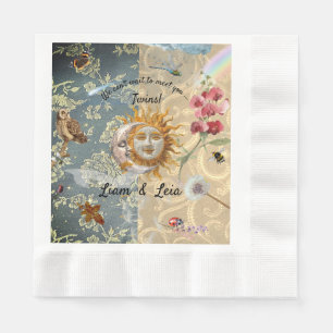 Cosmic Garden Baby Shower Napkin