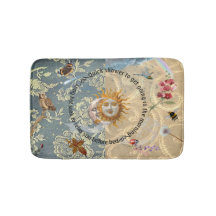 Cosmic Garden Bath Mat