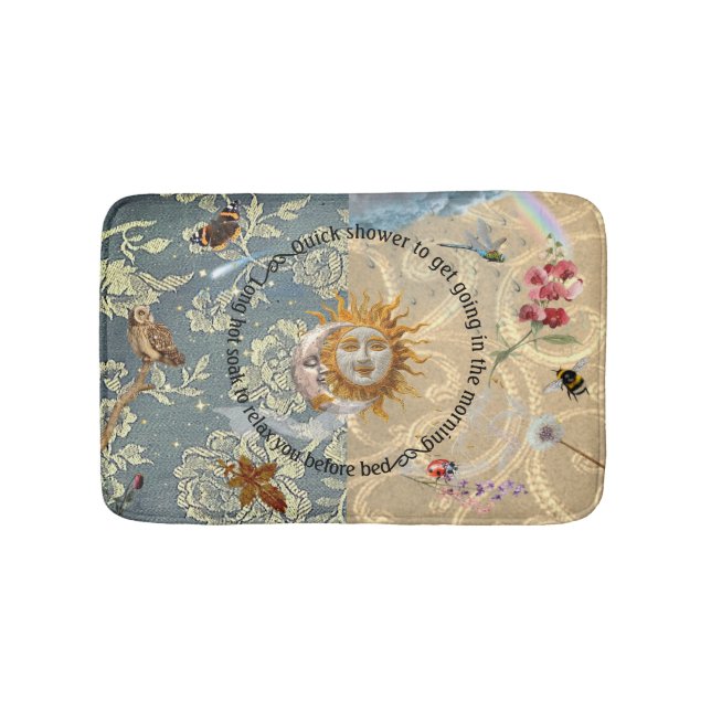 Cosmic Garden Bath Mat (Front)