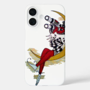 Cosmic Gaze: Elf on the Moon Adventure iPhone 16 Case
