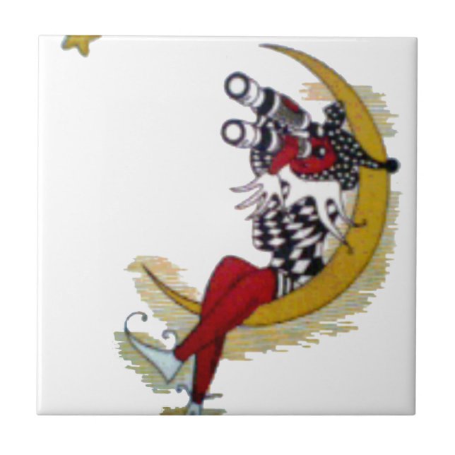 Cosmic Gaze: Elf on the Moon Adventure Tile (Front)