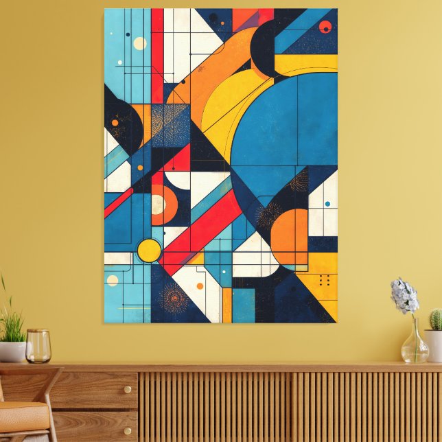 Cosmic Geometry Canvas Print (Insitu(LivingRoom))