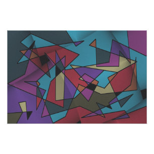 Cosmic Geometry Explosion Poster