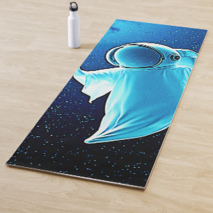 Cosmic Ghost in Space Design Yoga Mat
