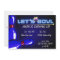 Cosmic Glow Bowling Party Invitations