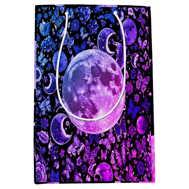 Cosmic Glow Gift Packaging – Lunar Touch Medium Gift Bag (Front)