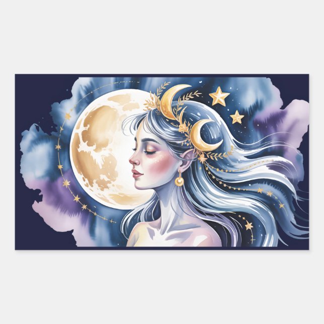 Cosmic goddess sticker (Front)
