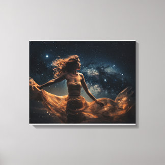 Cosmic Godess canvas print