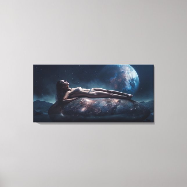 Cosmic Godess canvas print (Front)