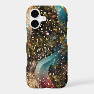Cosmic Gold Dust Abstraction