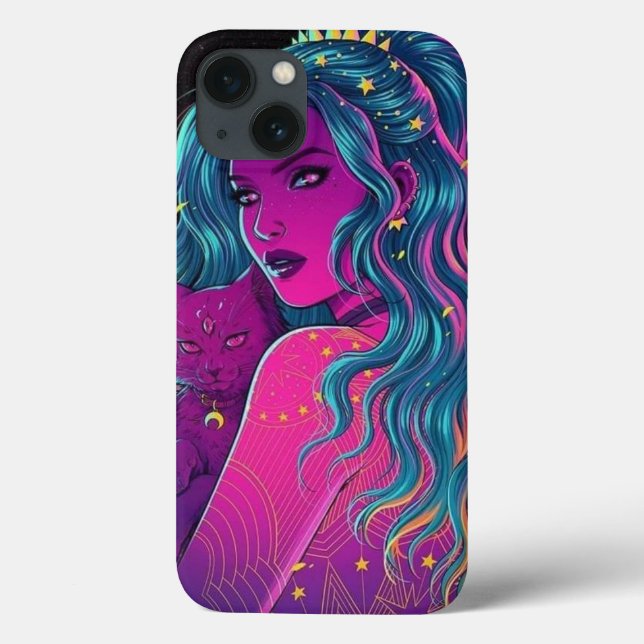 "Cosmic Grily Customizable Phone Case - Durable &  (Back)