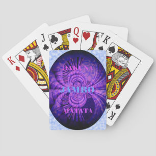 Cosmic Hakuna Art Print Playing Cards