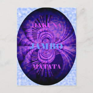 Cosmic Hakuna Art Print Postcard