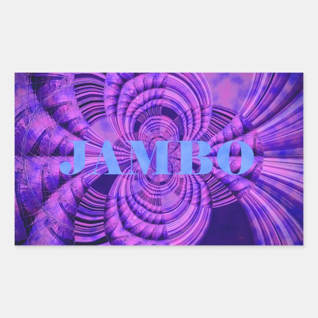 Cosmic Hakuna Art Print Sticker (Front)