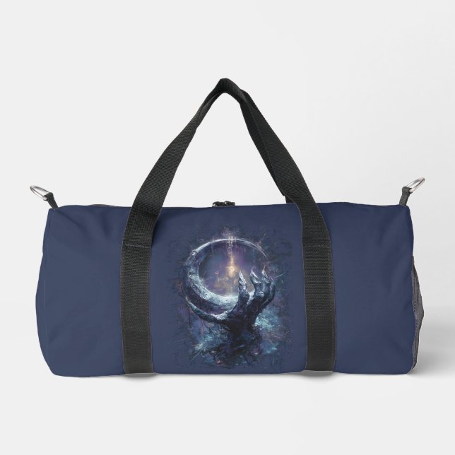 Cosmic Hand Dark Fantasy Duffel Bag (Front)