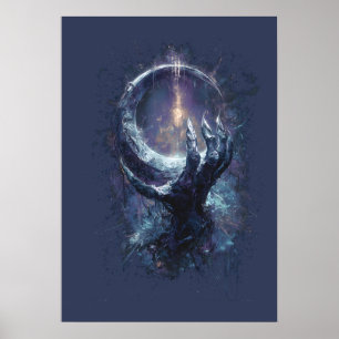 Cosmic Hand Dark Fantasy Poster