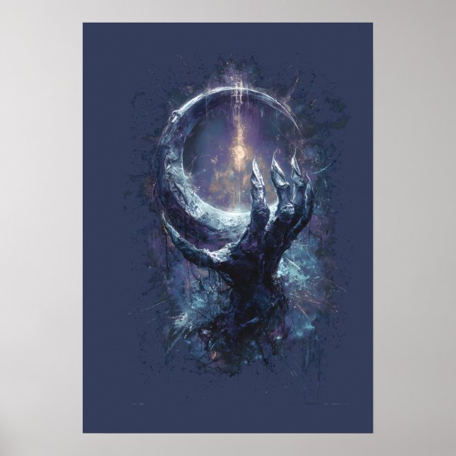 Cosmic Hand Dark Fantasy Poster (Front)