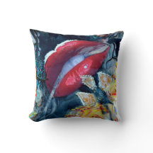 Cosmic Healing Lips Pillow by Deprise