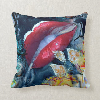 Cosmic Healing Lips Pillow by Deprise