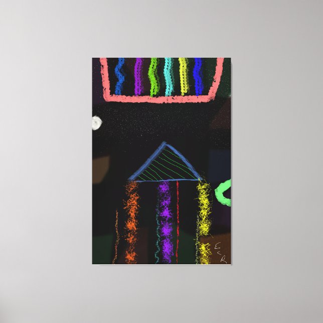 Cosmic Home Canvas Print (Front)