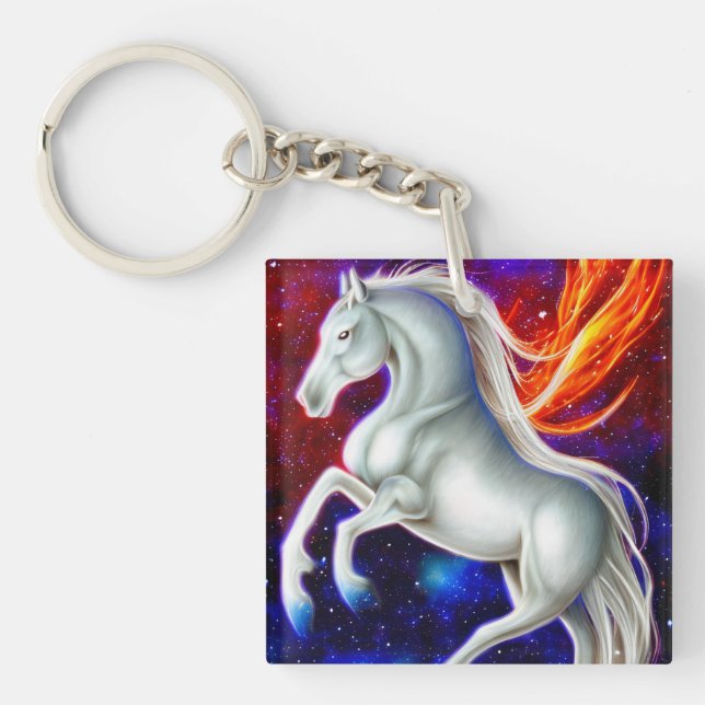 Cosmic Horse Keychain (Front)