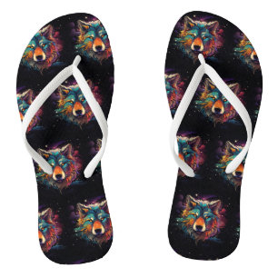 Cosmic Howl Flip Flops