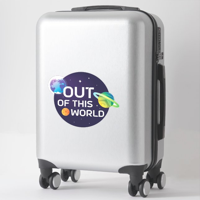 Cosmic Illustration Out of this World Outer Space (Suitcase)