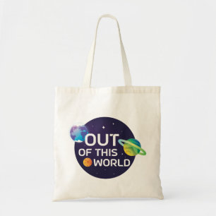 Cosmic Illustration Out of this World Outer Space Tote Bag