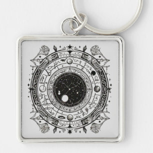 Cosmic Imprints Keychain