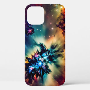 Cosmic indigo colours mystic mesmerizing landscape iPhone 12 pro case