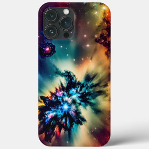 Cosmic indigo colours mystical mesmerized landscap iPhone 13 pro max case