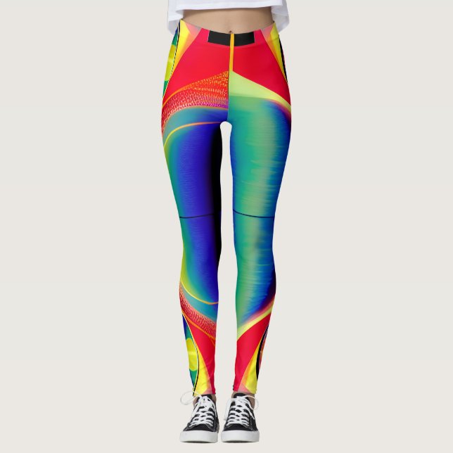 Cosmic-Inspired Leggings (Front)