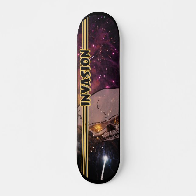 Cosmic Invasion Skateboard (Front)