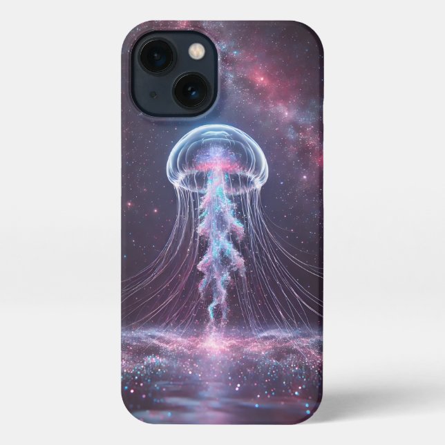 Cosmic Jellyfish iphone 13 Case (Back)