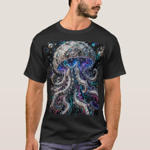 Cosmic Jellyfish Mosaic design T-Shirt