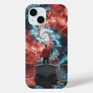 Cosmic Journey Boat Fantasy for Dreamers Phone iPhone 15 Case