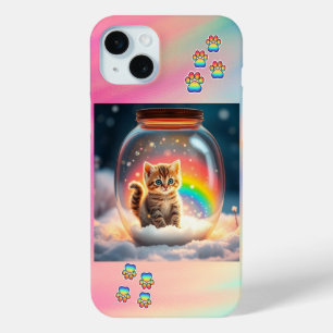 Cosmic Kitten Quest  iPhone 15 Mini Case
