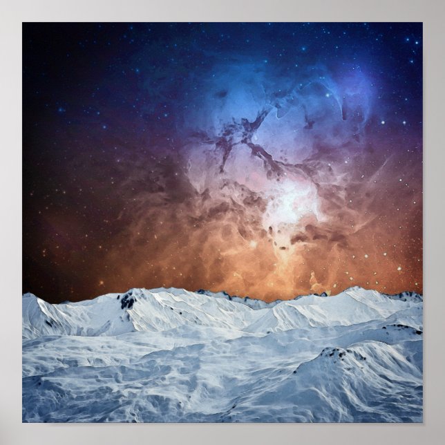 Cosmic Landscape Poster (Front)