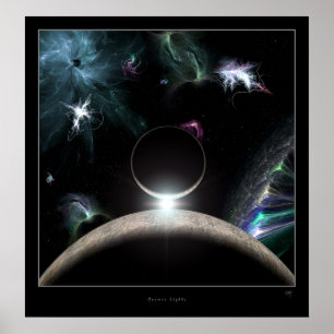 Cosmic Lights Poster