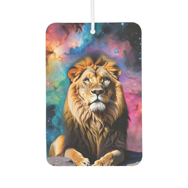 Cosmic Lion Air Freshener (Front)