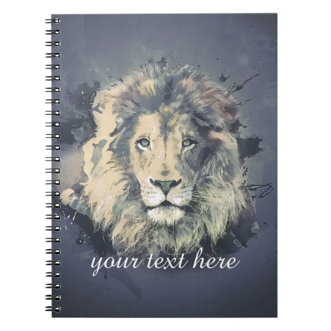 COSMIC LION KING | Carnet personnalisé (80 pages B (Devant)