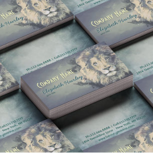 COSMIC LION KING Cartes de visite personnalisés