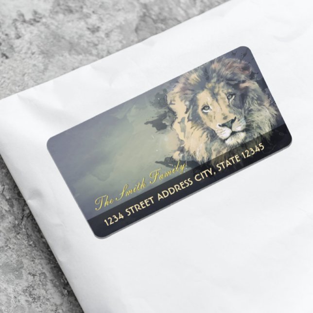 COSMIC LION KING | Custom Address Labels (Creator Uploaded)