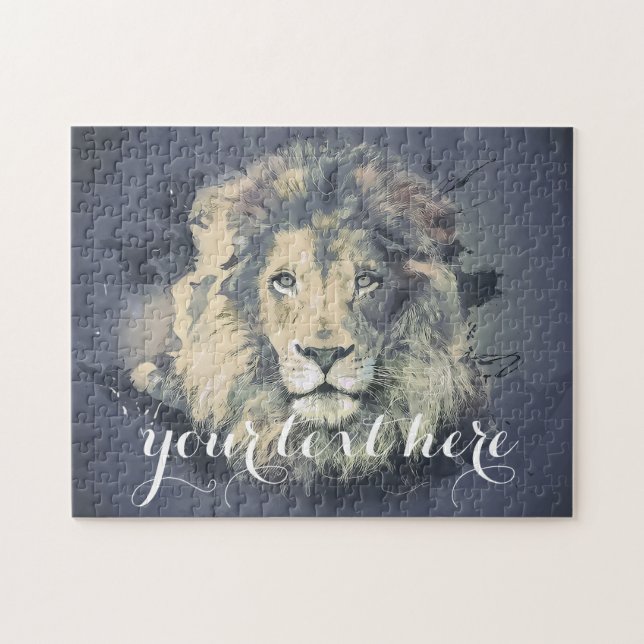 COSMIC LION KING | Custom Photo Puzzle (Horizontal)