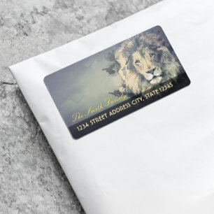 COSMIC LION KING Custom Return Address Labels